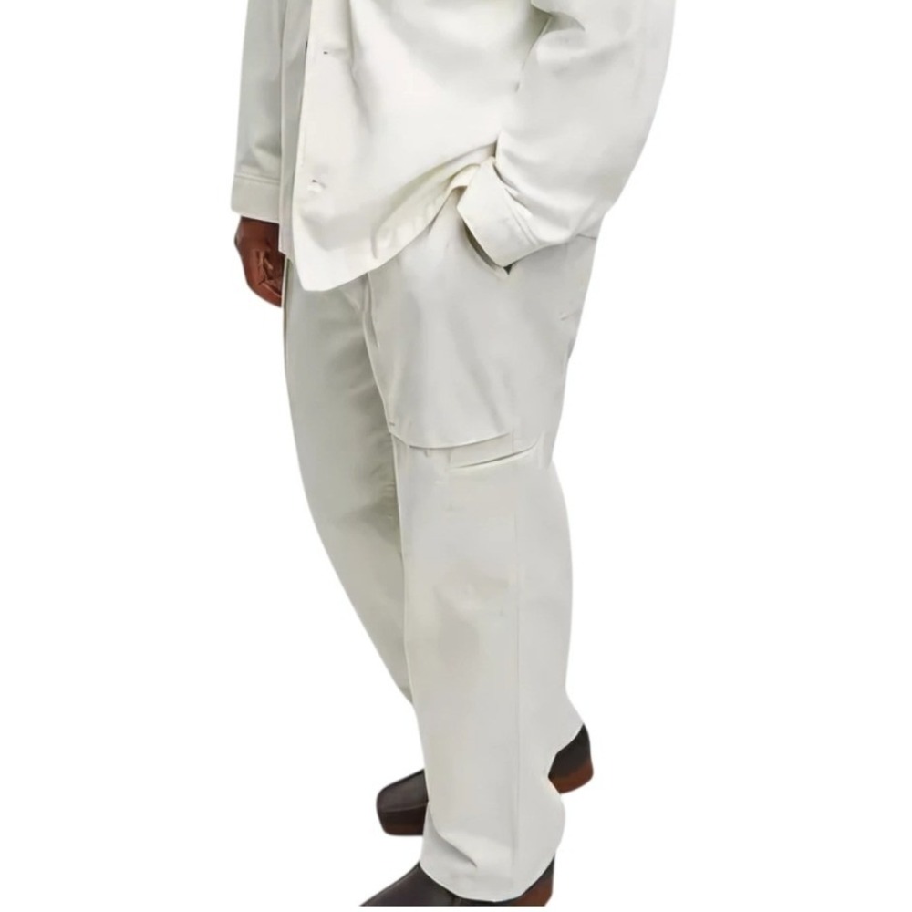 Mode‎ of One Mens Relaxed Fit Utility Cargo Pants Neo Natural White 31 NWT!